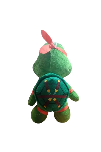 Ninja Kaplumbağa Peluş Oyuncak Uyku Arkadaşı Hediyelik Peluş 35 cm - Resim 2