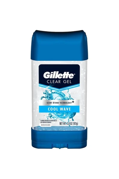 Gillette Cool Wave Antiperspirant Deodorant Jel 107gr - Resim 2