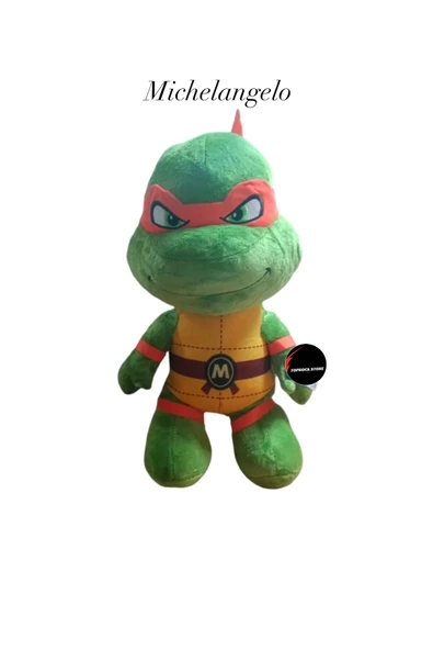 Ninja Kaplumbağa Peluş Oyuncak Uyku Arkadaşı Hediyelik Peluş 35 cm ürün görseli 1