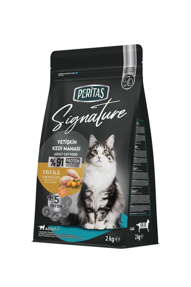 Signature Tavuklu Yetişkin Kedi Maması  Yetişkin (1 - 7 Yaş) Hayır 10 Kg - Resim 2