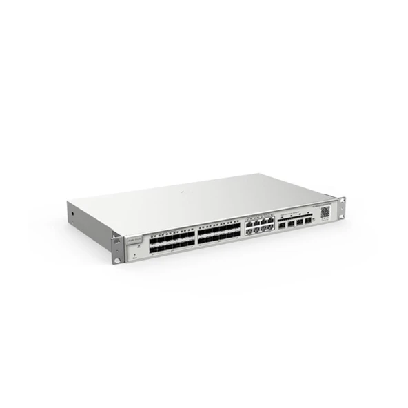 Ruijie Reyee RG-NBS3200-24SFP/8GT4XS 8-Port Bakır+24x1GBSFP Port+4X10GBSFP RackMont Switch - Resim 2