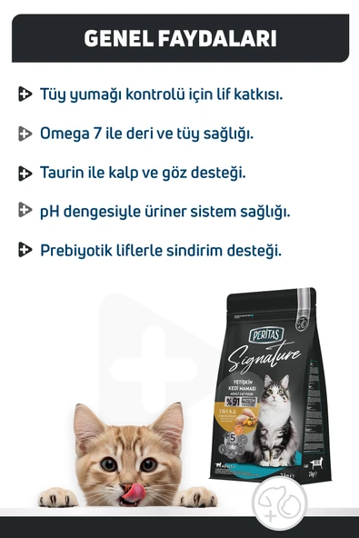 Signature Tavuklu Yetişkin Kedi Maması  Yetişkin (1 - 7 Yaş) Hayır 10 Kg - Resim 3
