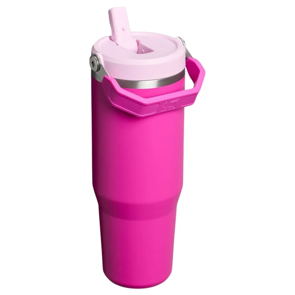 Stanley The IceFlow™ Flip Straw 2.0 Tumbler 0.89L / 30oz Violet Blossom Termos AS1013424060 - Resim 2