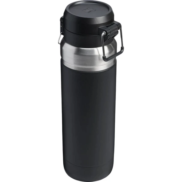 Stanley The Quick-Flip Water Bottle 1.06L / 36oz Black 2.0 Termos AS1009150104 - Resim 2