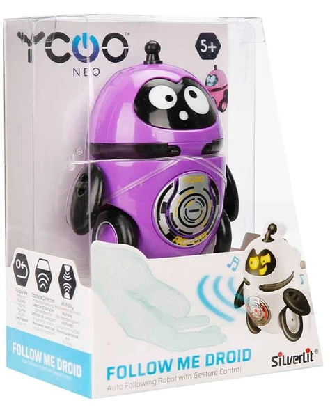 Silverlit Follow Me Takip Eden Droid Robot Mor 88575 ürün görseli 1