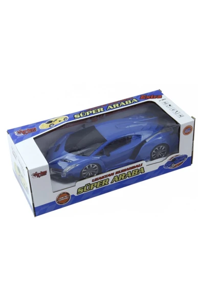Uzaktan Kumandalı Full Fonksiyon 1:16 Pilli Işıklı Süper Araba ürün görseli 1