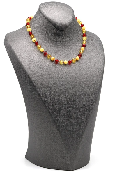 Damla Kehribar Bebek Diş Kolye - 33 cm - Resim 2