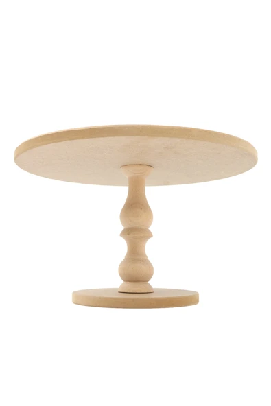 Ahşap Servis Standı Ayaklı Sunumluk - Resim 4