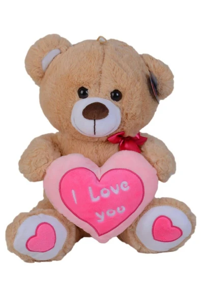 Peluş Kalp Tutan Ayıcık 40 Cm - Resim 2