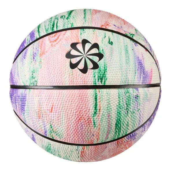 Nike Everyday Playground 8P Unisex Çok Renkli Basketbol Topu N.100.7037.944.07 - Resim 3
