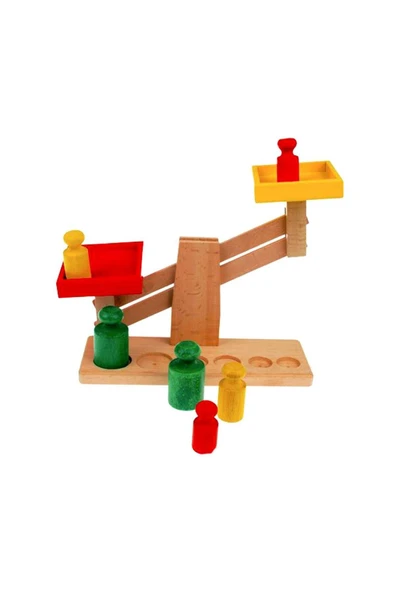 Ahşap Denge Oyunu, Montessori Eğitim, Çocuklar İçin Eğitici ve Eğlenceli Oyuncak ürün görseli 1
