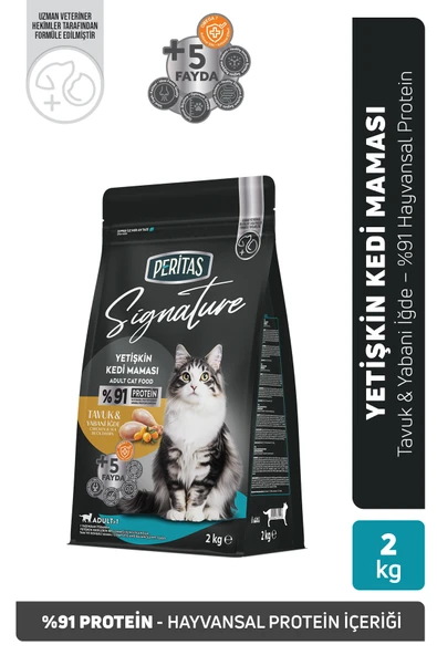 Signature Tavuklu Yetişkin Kedi Maması  Yetişkin (1 - 7 Yaş) Hayır 10 Kg ürün görseli 1