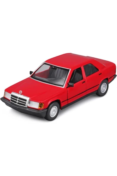 Mercedes Benz 190 E 2.6 1/24 Kırmızı Model Araba ürün görseli 1