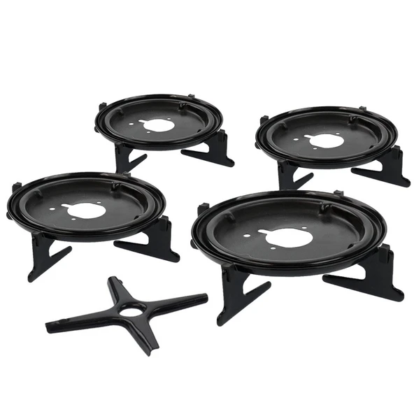 LG Cam Ocak ile Uyumlu 4'Lü Izgara Seti, Izgara, Izgara Tabağı, Cezvelik - Resim 2