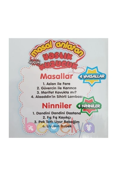 Türkçe Masal Anlatan Yastık Kuzucuk - Resim 3