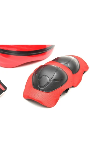 Çocuk Kask Dizlik Dirseklik Eldiven Koruyucu Set 7 Parça - Resim 3
