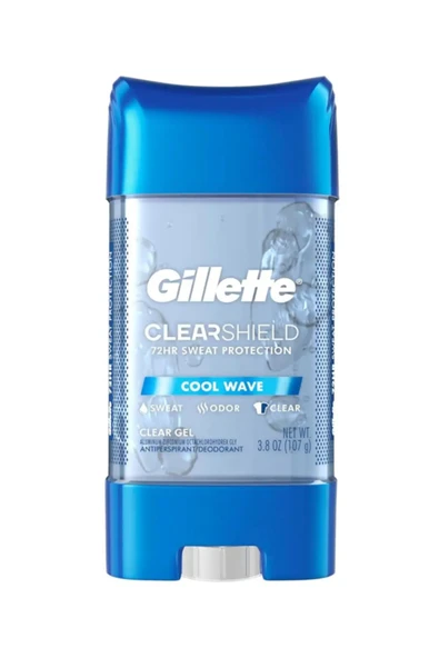 Gillette Cool Wave Antiperspirant Deodorant Jel 107gr ürün görseli 1