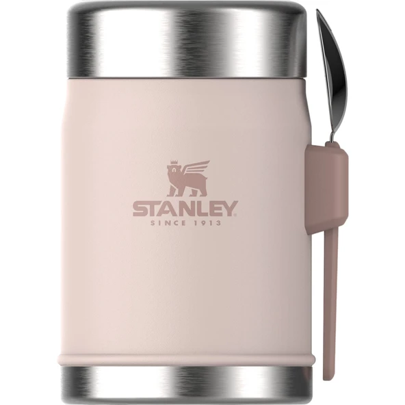 Stanley THE LEGENDARY FOOD JAR + SPORK 0.4 LT / 14OZ ROSE QUARTZ Termos AS1009382106 ürün görseli 1