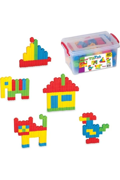 Oyuncak Maxi Tik-tak Küçük Boy Box 62 Parça ürün görseli 1