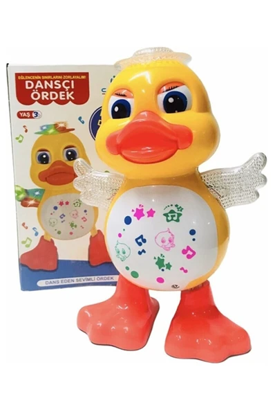 Dans Eden Pilli Ördek - Hareketli Işıklı Sesli Şarkı Söyleyen ürün görseli 1