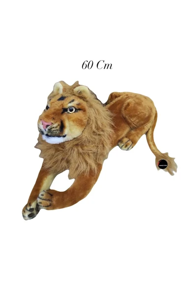 Aslan Peluş Dev Boy 60 Cm Peluş Aslan ürün görseli 1