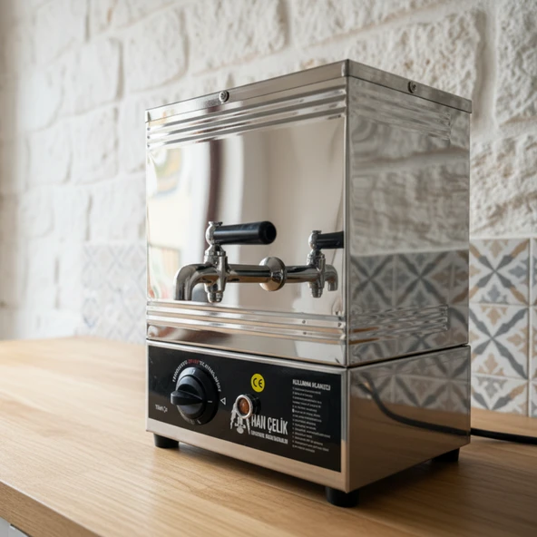 Han Çelik Tek Demlikli Endüstriyel Elektrikli Çay Kazanı ürün görseli 1