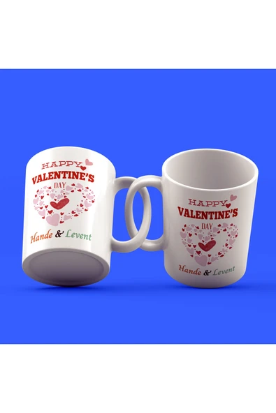 EYDXLMUG Sevgililer Günü Tasarımı Çay Kahve Kupası ürün görseli 1