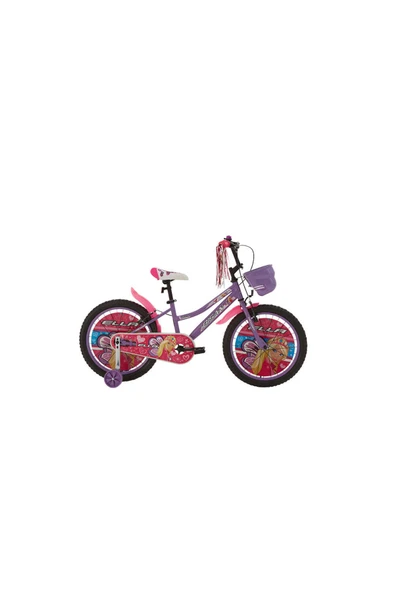 Ella Çocuk Bisikleti 30 Cm V Fren 20 Jant Vitessiz Lila Beyaz ürün görseli 1