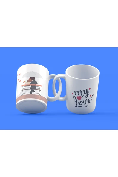 yankmug My Love Özel Tasarım Çay Kahve Kupası ürün görseli 1