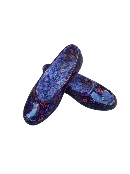 Çiçekli Lastik Ayakkabı - Resim 5