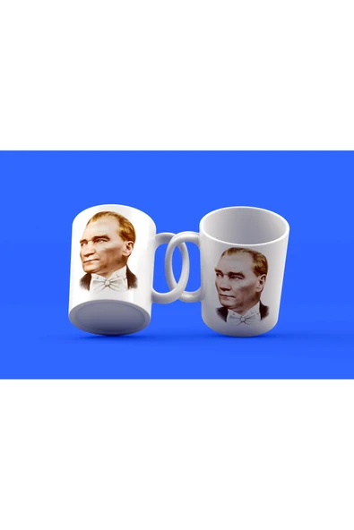 EYDXLMUG Atatürk Temalı Tasarım Çay Kahve Kupası ürün görseli 1