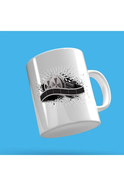 EYDXLMUG Fotoğraf Makinesi Film Şeridi Tasarım Çay Kahve Kupası - Resim 2