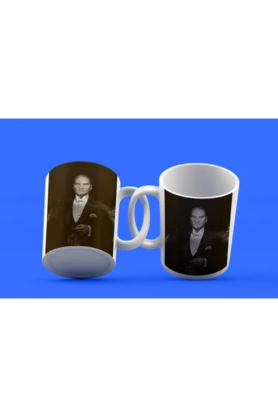 EYDXLMUG Atatürk Temalı Tasarım Çay Kahve Kupası ürün görseli 1