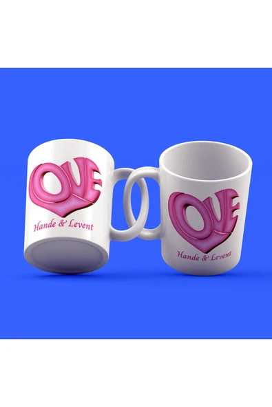 EYDXLMUG Sevgililer Günü Tasarımı Çay Kahve Kupası ürün görseli 1