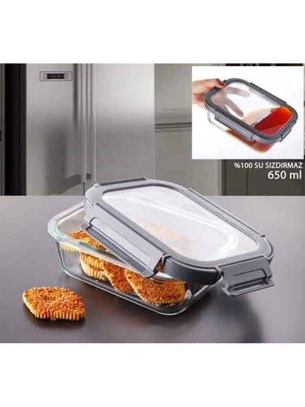 Gönül GNL 3363 Cam Saklama Kabı 650 cc ürün görseli 1