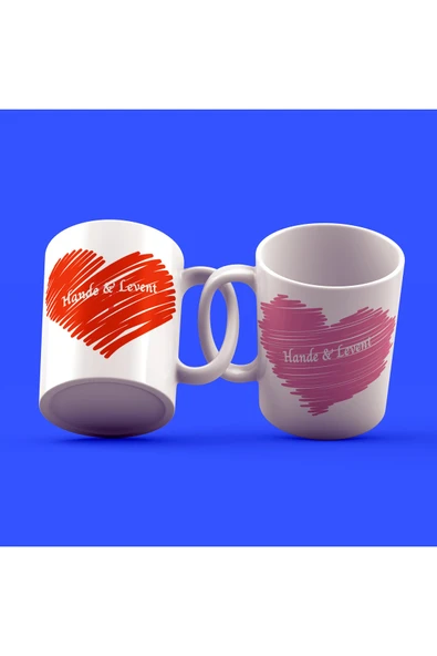 EYDXLMUG Sevgililer Günü Tasarımı Çay Kahve Kupası ürün görseli 1