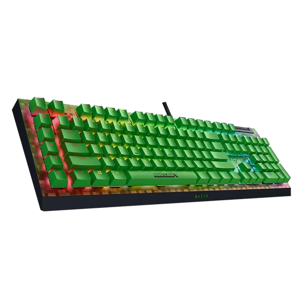 Razer BlackWidow V4 X Minecraft Edition Green Switch Kablolu Gaming Klavye - Resim 2