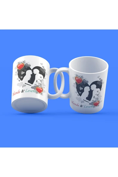 EYDXLMUG Sevgililer Günü Tasarımı Çay Kahve Kupası ürün görseli 1