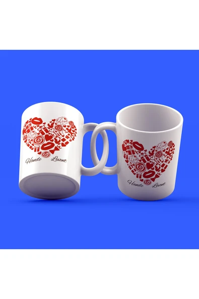 EYDXLMUG Sevgililer Günü Tasarımı Çay Kahve Kupası ürün görseli 1