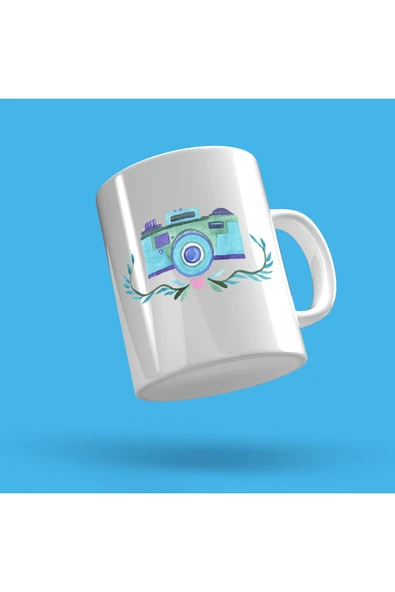 EYDXLMUG Fotoğraf Makinesi Tasarım Çay Kahve Kupası - Resim 2
