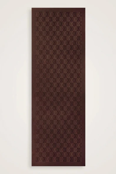 İmannoo Dama Desen Kahverengi Naia Pamuk Şal : 241-3001-997 - Resim 2