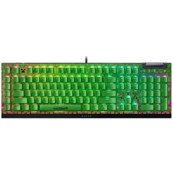 Razer BlackWidow V4 X Minecraft Edition Green Switch Kablolu Gaming Klavye ürün görseli 1