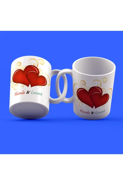 EYDXLMUG Sevgililer Günü Tasarımı Çay Kahve Kupası ürün görseli 1