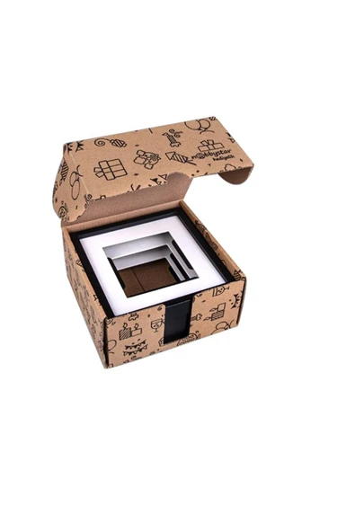 Senden Hediye Yapışkan Bantlı Paspartulu Sök Tak Kare Çerçeve 3'lü - Resim 2