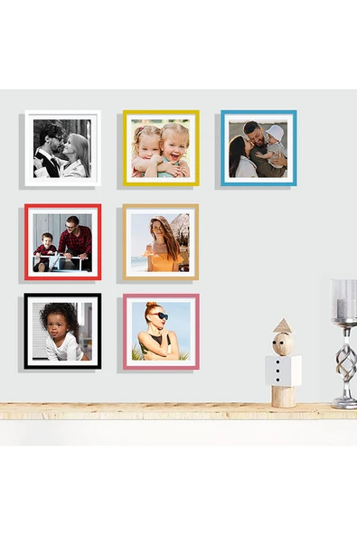 EYDXLMUG Sök Tak Kare Çerçeve 1 Adet 20x20 - Resim 4