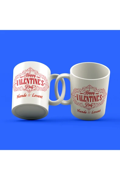 EYDXLMUG Sevgililer Günü Tasarımı Çay Kahve Kupası ürün görseli 1