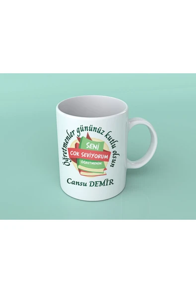 EYDXLMUG Öğretmenler Günü Hediyesi Çay Kahve Kupası ürün görseli 1