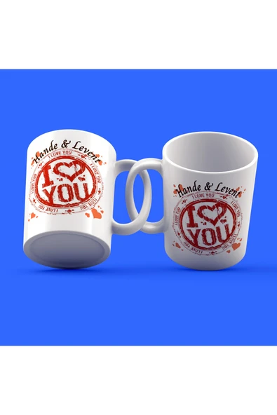 EYDXLMUG Sevgililer Günü Tasarımı Çay Kahve Kupası ürün görseli 1