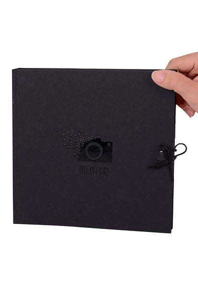 EYDXLMUG ANI DEFTERİ SİYAH (ETİKETLİ BEYAZ KALEMLİ) ürün görseli 1