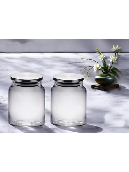 Gönül Metal Kapaklı Cam Kavanoz 500 cc ürün görseli 1